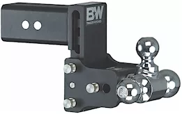 B & W Trailer Hitches Class v 3in receiver black tow & stow 8in model 5in drop 5.5in rise tri-ball