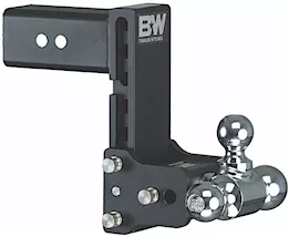 B & W Trailer Hitches Class v 3in receiver black tow & stow 10in model 7in drop 7.5in rise tri-ball
