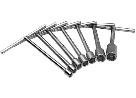 Boxo Tools 7pc short t-handle socket wrench set (175mm/6-3/4in) Main Image