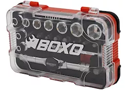 Boxo Tools 22pc ratchet bit driver t-handle, socket and bit set