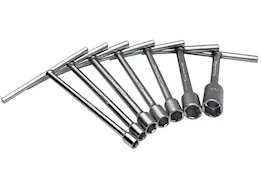 Boxo Tools 7pc short t-handle socket wrench set (175mm/6-3/4in)