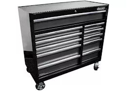 Boxo Tools Tech series, 41in loaded top and bottom combo tool box w/217pc tool set, gloss black