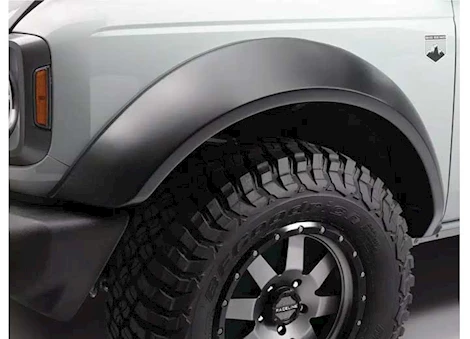 Bushwacker 19-C SILVERADO 1500 FENDER FLARE EXTEND-A-FENDER STYLE 4PC BLACK