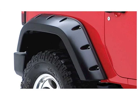 Bushwacker Max Coverage Pocket Style Fender Flares - 2-Piece Rear Set