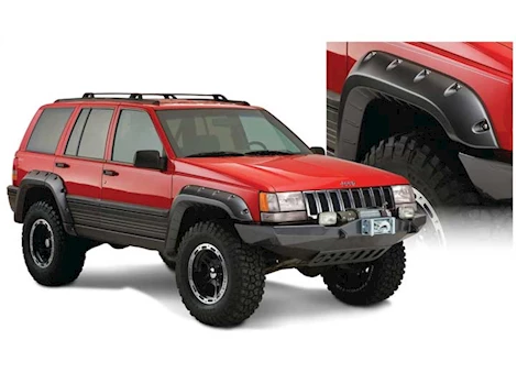 Bushwacker Cut-Out Fender Flares - OE Matte Black