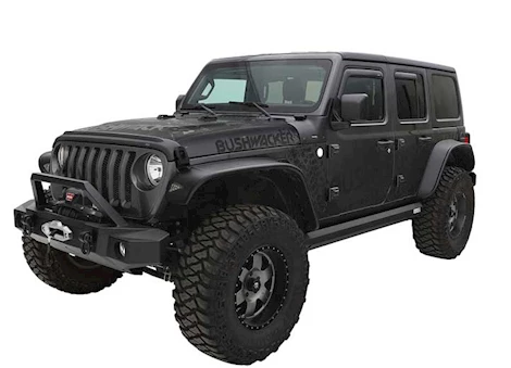 Bushwacker 18-c wrangler jl unlimited flat style 4pc fender flare Main Image