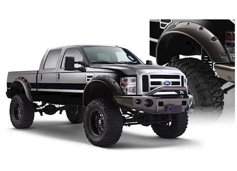 Bushwacker Cut-Out Fender Flares - 2-Piece Front Set