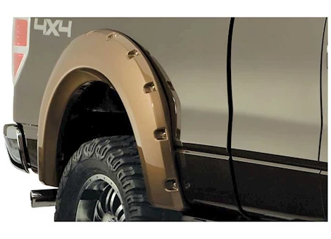 Bushwacker 09-14 F150 REAR POCKET STYLE FENDER FLARES(2" COVERAGE)