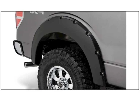 Bushwacker 09-14 F150 REAR POCKET STYLE FENDER FLARES(1.5" COVERAGE)