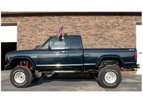 Bushwacker Cut-Out Fender Flares - 2-Piece Rear Set