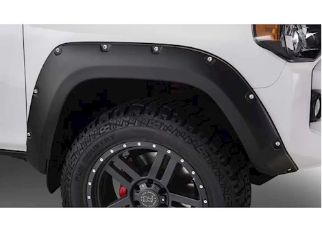 Bushwacker 14-C TOYOTA 4RUNNER POCKET STYLE FENDER FLARE (NOT LIMITED) FRONT PAIR MATTE BLA