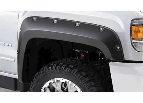 Bushwacker Pocket Style Fender Flares - 2-Piece Front Set Main Image