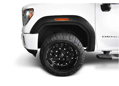 Bushwacker 20-C SIERRA 2500/3500 2 PC FRONT FENDER FLARE EXTEND-A-FENDER STYLE