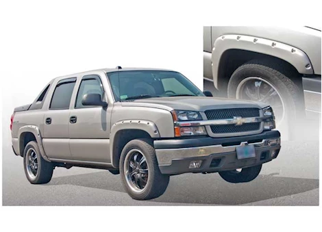 Bushwacker Pocket Style Fender Flares - 4-Piece Set