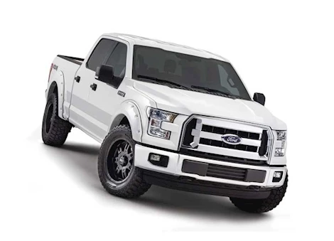 Bushwacker 15-17 f150 pocket style fender flares - oxford white (z1) Main Image