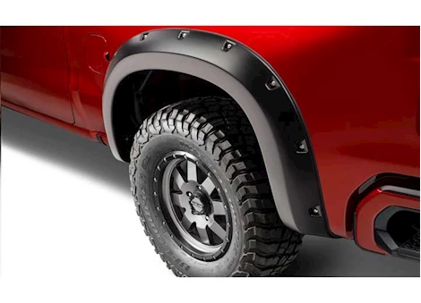 Bushwacker 19-21 SILVERADO 1500 FENDER FLARE POCKET STYLE 2PC BLACK