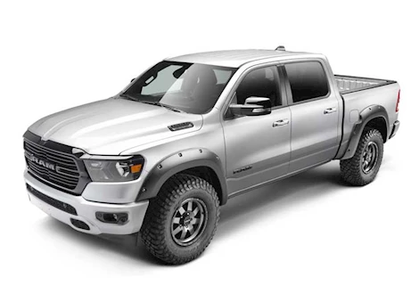 Bushwacker 19-C RAM 1500 EXCLUDES REBEL MODELS FENDER FLARES FORGE STYLE 4PC TEXTURED