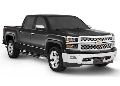 Bushwacker 16-19 SILVERADO 69.3/78.8/97.8IN BED BLACK FF OE 4 PC