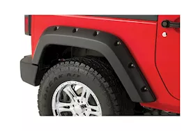 Bushwacker 17-c f250/ 350 super duty fender flares pocket style 2pc rear black