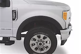 Bushwacker 17-c f250/350/450 super duty fender flares oe style 2pc front black