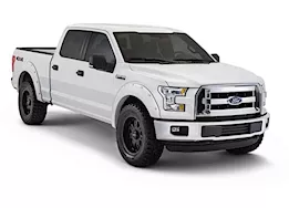 Bushwacker 15-17 f150 pocket style fender flares - oxford white (z1)