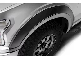 Bushwacker 23-c f250/f350 super duty fender flare extend-a-fender style 4pc smooth blk