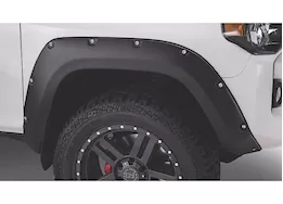 Bushwacker 14-c toyota 4runner pocket style fender flare (not limited) front pair matte bla