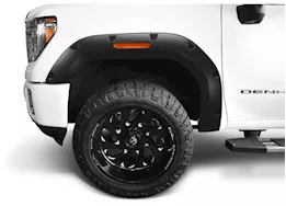 Bushwacker 19-c silverado 1500 pocket style front fender flares 2pc black