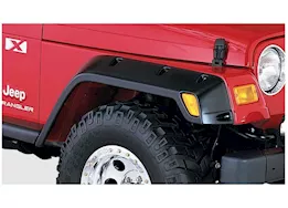 Bushwacker Pocket Style Fender Flares - 2-Piece Front Set