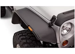 Bushwacker Flat Style Fender Flares - 2-Piece Front Set