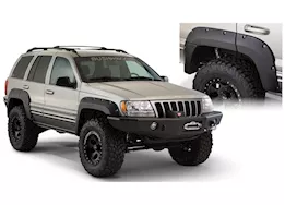 Bushwacker Rear pair - 99-04 jeep grand cherokee wj cut-out flares - rear only