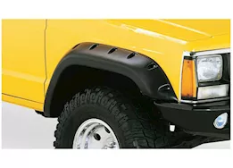 Bushwacker Cut-Out Fender Flare - OE Matte Black