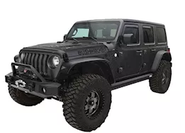 Bushwacker 18-c wrangler jl unlimited flat style 4pc fender flare