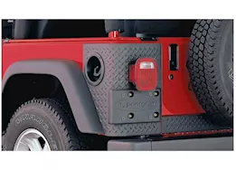 Bushwacker 97-06 wrangler tj rear corners for factory fender