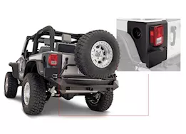 Bushwacker 07-18 wrangler jk 2dr trail armor rear corners