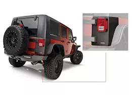 Bushwacker 07-18 wrangler jk 4dr trail armor rear corners