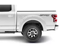 Bushwacker 18-20 f150 pocket style 4pc color fender flares oxford white