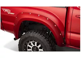 Bushwacker Pocket Style Fender Flares - 2-Piece Rear Set