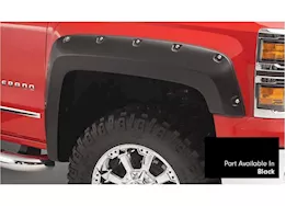 Bushwacker 16-18 silverado 1500 crew cab sb (69.3in) pocket style fender flares - black (gb