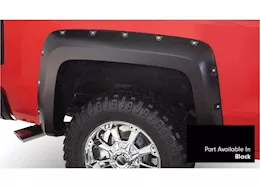 Bushwacker 16-18 silverado 1500 crew cab sb (69.3in) pocket style fender flares - black (gb