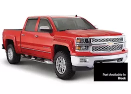 Bushwacker 16-18 silverado 1500 crew cab sb (69.3in) pocket style fender flares - black (gb