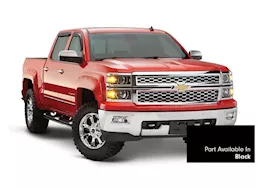 Bushwacker 16-18 silverado 1500 crew cab sb (69.3in) pocket style fender flares - black (gb