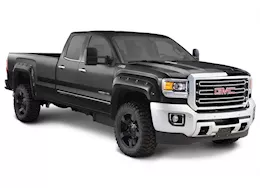 Bushwacker 17-c sierra 2500/3500 pocket style fender flares - onyx black (gba)