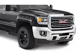 Bushwacker 17-c sierra 2500/3500 pocket style fender flares - onyx black (gba)