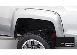 Bushwacker 17-c sierra 2500/3500 pocket style fender flares - onyx black (gba)