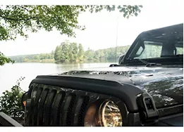 Bushwacker 18-c wrangler(jl)/20-c gladiator trail aromr hood guard