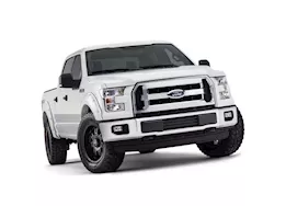 Bushwacker 15-17 f150 pocket style fender flares - oxford white (z1)