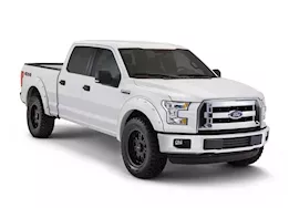 Bushwacker 18-20 f150 pocket style 4pc color fender flares oxford white