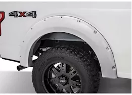 Bushwacker 20-c f250/f350/f450 super duty fender flares pocket style-painted 4pc ox white