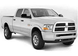 Bushwacker 16-18 ram 2500/3500(19 classic)76.3/98.3in bed dually compatible bright white cc ff oe 4 pc